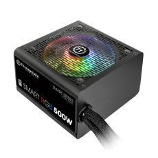 Блок питания Thermaltake Smart RGB 500 500 Вт, retail, черный, [ps-spr- 0500nhsawe-1]